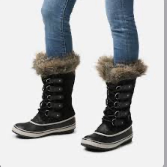 Sorel Joan of Arctic Waterproof Lace Up Faux Fur Boots Size 7.5 New With Tags - Picture 14 of 14